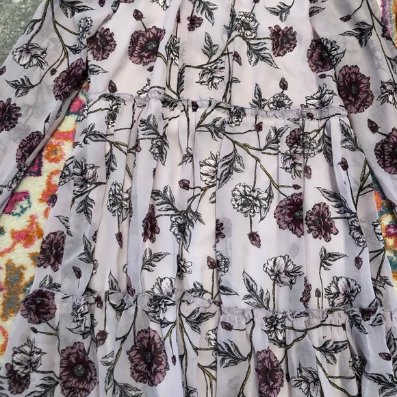 Lilac Ruffle Baby Doll Dress XS - Picture 3 of 8